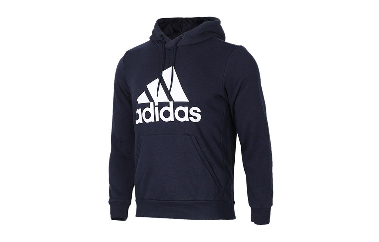 Adidas Sweatshirts Men s Navy Blue Hooded Moderate Regular DT9943 S