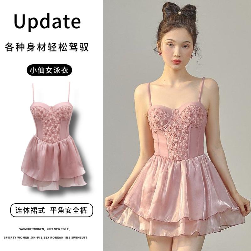 New pure desire swimsuit women feel conservative, cover their belly and look thin, soak in hot spring swimsuit women, sexy swimmers