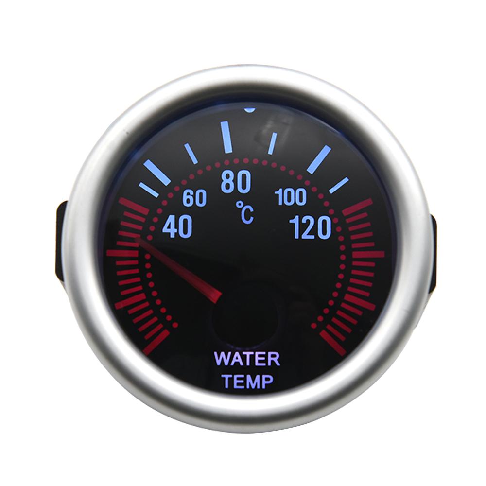 Universal 12V Auto Car 52mm Smoke Len Pointer Boost Gauge -1~0~2 BAR Turbo Boost Meter White LED PSI Turbo Pressure Gauge