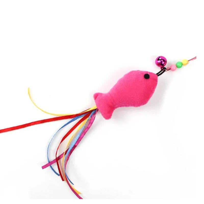 

Pets Cat Feather Toys Plastic Kitten Interactive Stick Funny Cat Fishing Rod Game Wand Feather Stick Toy Pet Supplies Hot Sale 90.5cm