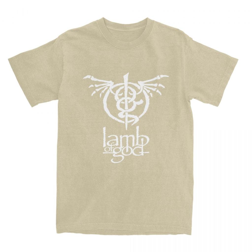 Lamb Of God T-Shirt Unisexs Heavy Unisextal Band Klassisch 100% Baumwolle T-Shirts Sommer O-Ausschnitt Harajuku T-Shirt Benutzerdefinierte Große Größen Oberteile