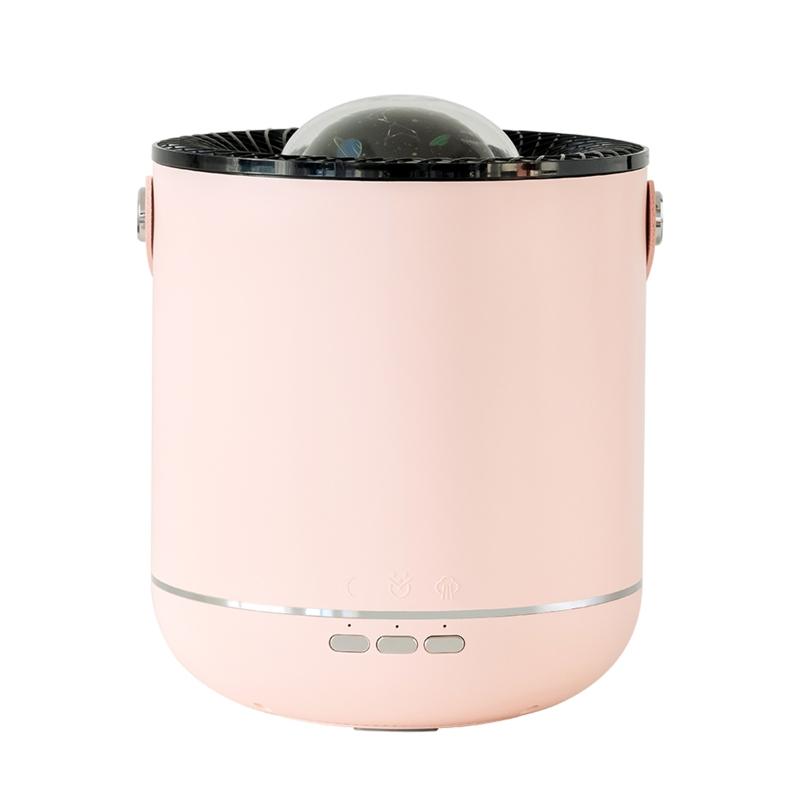 

USB-проектор-ночник 450 мл, увлажнитель воздуха для рабочего стола розовый