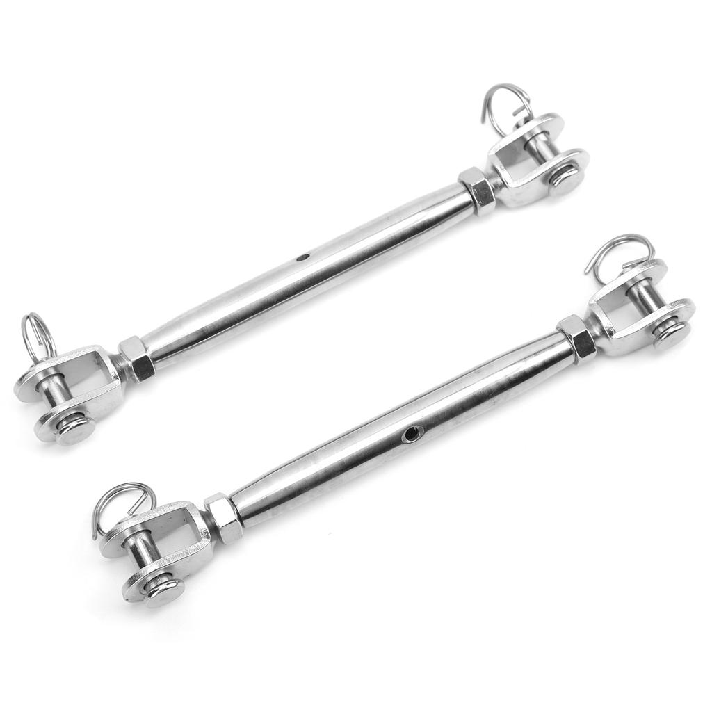 2 adet Çene ve Çene Gerdirme Paslanmaz Çelik Gerdirme Donanımı Vidanı Tel Halat Kablo için Çene