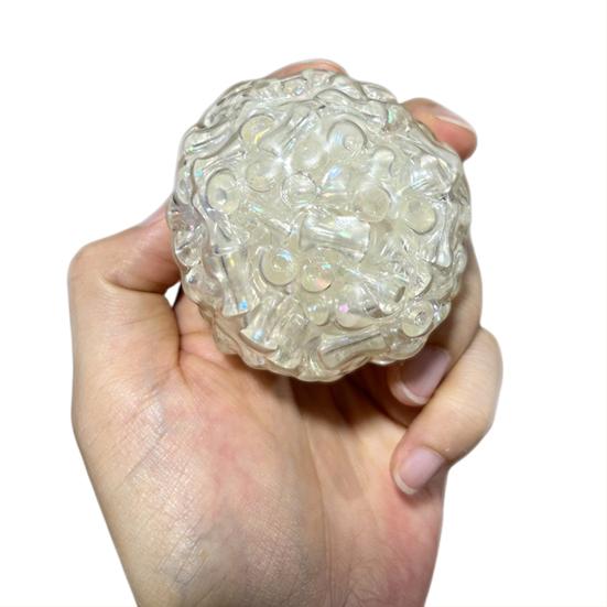 Knasende Stressball Angst Stresslindring Perleball Klemleke Bærbar Reise Myk TPR Beroligende Teksturert Ball Sensorisk Fidget-leke