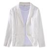 Men's Loose Casual Cotton-Linen Jacket - Versatile Spring & Autumn Top for Youth