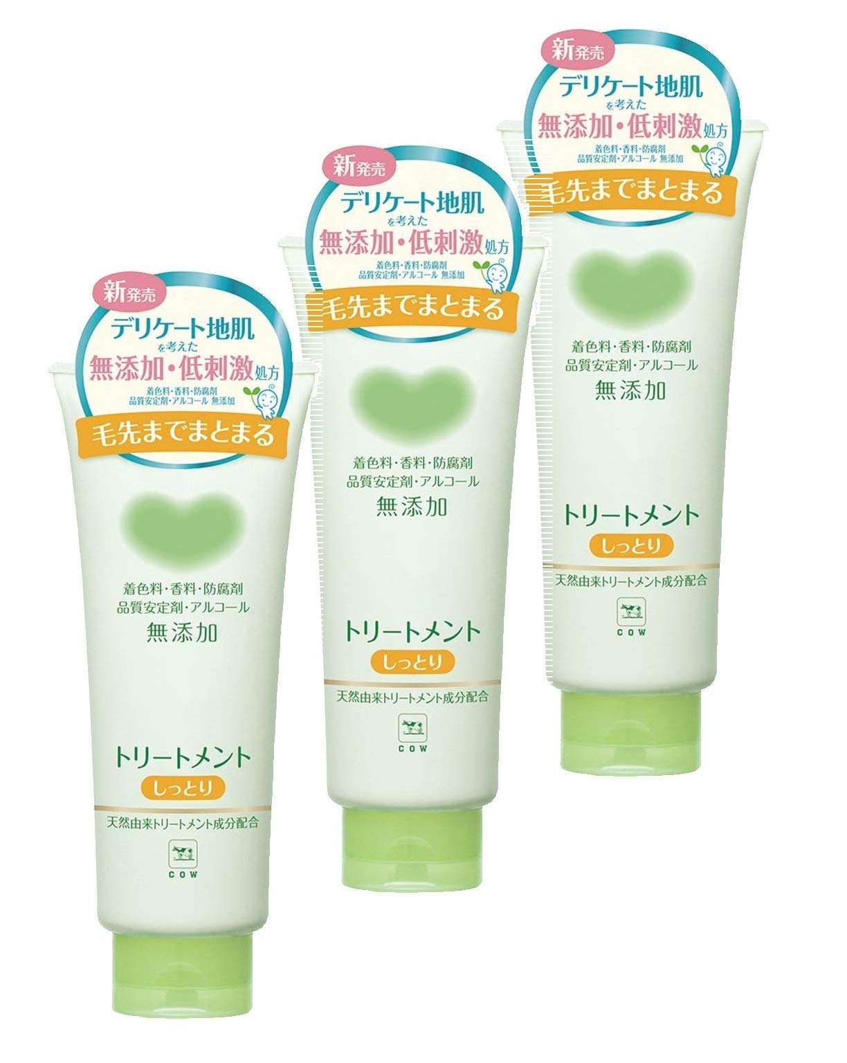 

Cow Brand Treatment без добавок, Увлажняющий, 180 г x 3, 180 г (x 3)