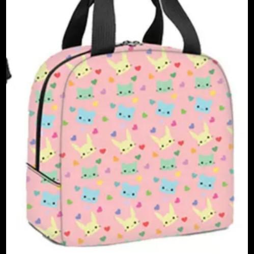 Digital Full Print Lunch Bag Children'S Meal Bag Student Picnic Bag Thermal Insulation Bag Bento Bag Handbag