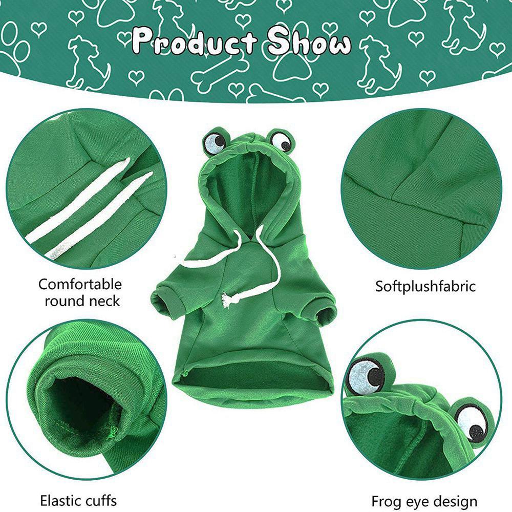 

Pet frog sweater XS