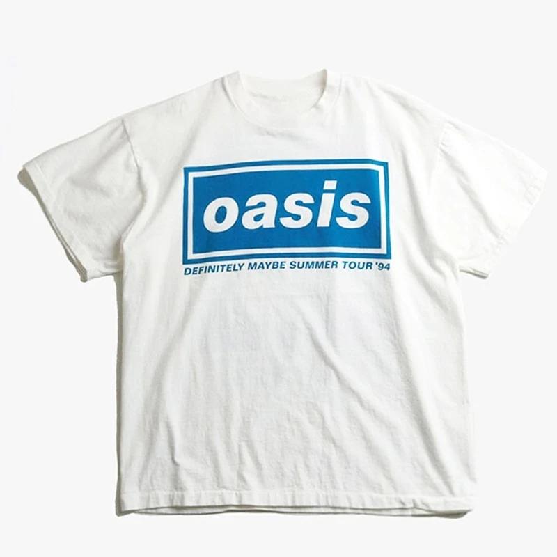 New Arrival Mens Clothes Tee Shirt Homme Graphic T-Shirts Men Tshirt for Men Ropa Hombre Oasis Band Rock Print Camisetas 25823