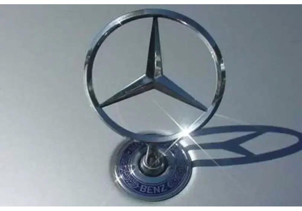 44MM Chrom Stern Motorhaubenemblem Frontemblem Logo für Mercedes Benz C E S Klasse W204 W205 W212 W213 W211 W220 W222 W223 FA1IY6