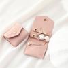 Cute Small Microfiber Leather Jewelry Storage Bags Stud Earring Ring Charm Necklace Organizer Promotional Gifts Pouches
