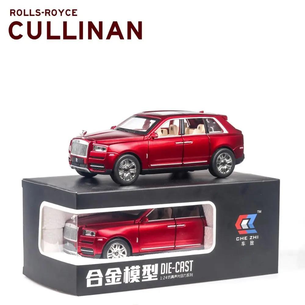 

1/24 Rolls-Royce Cullinan Модель автомобиля Металлическая модель автомобиля Литой автомобиль из сплава Детская игрушка Подарочные предметы коллекционирования Бесплатная доставка красный