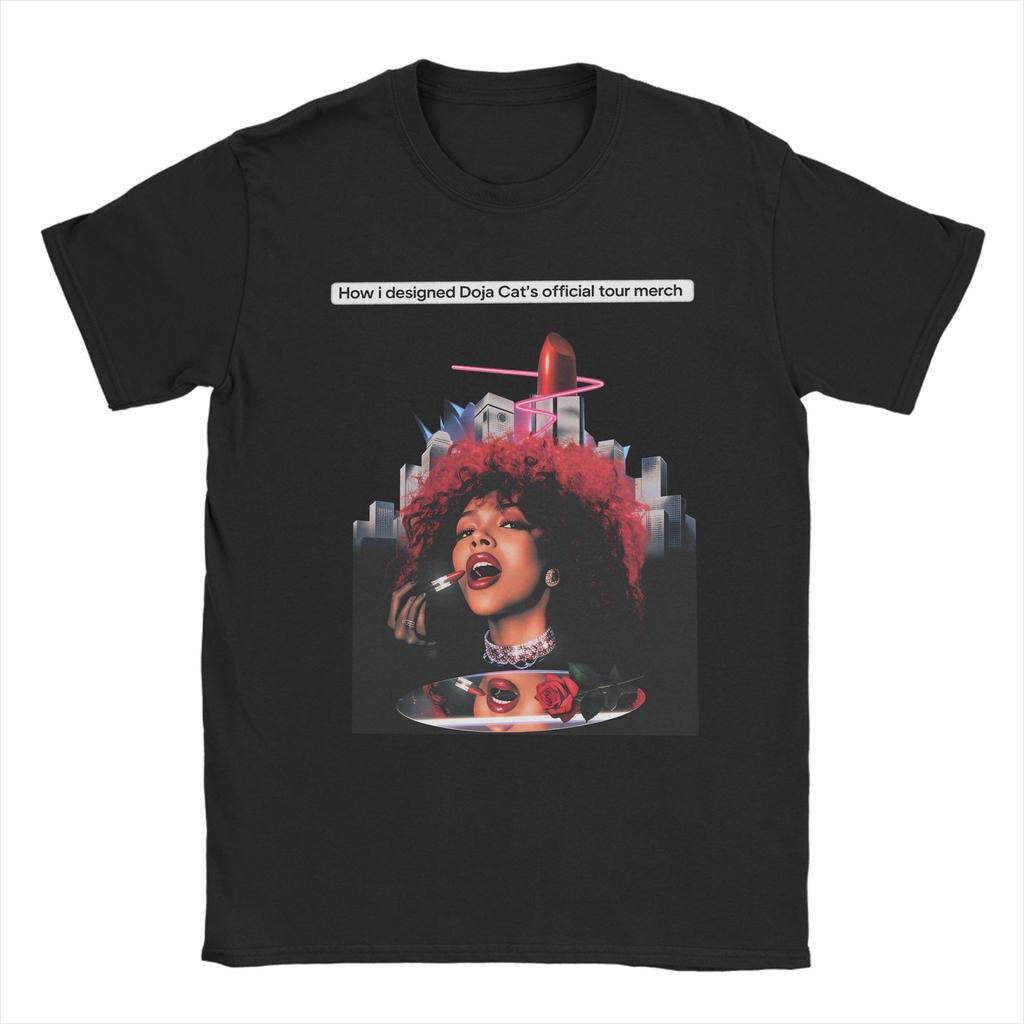 Doja Cat Tour Ma Vie T Shirt Beach Trendy Cool TShirts Couple Cotton Crew Neck 4XL 5XL 6XL Clothes Short Sleeve Basic Tshirt