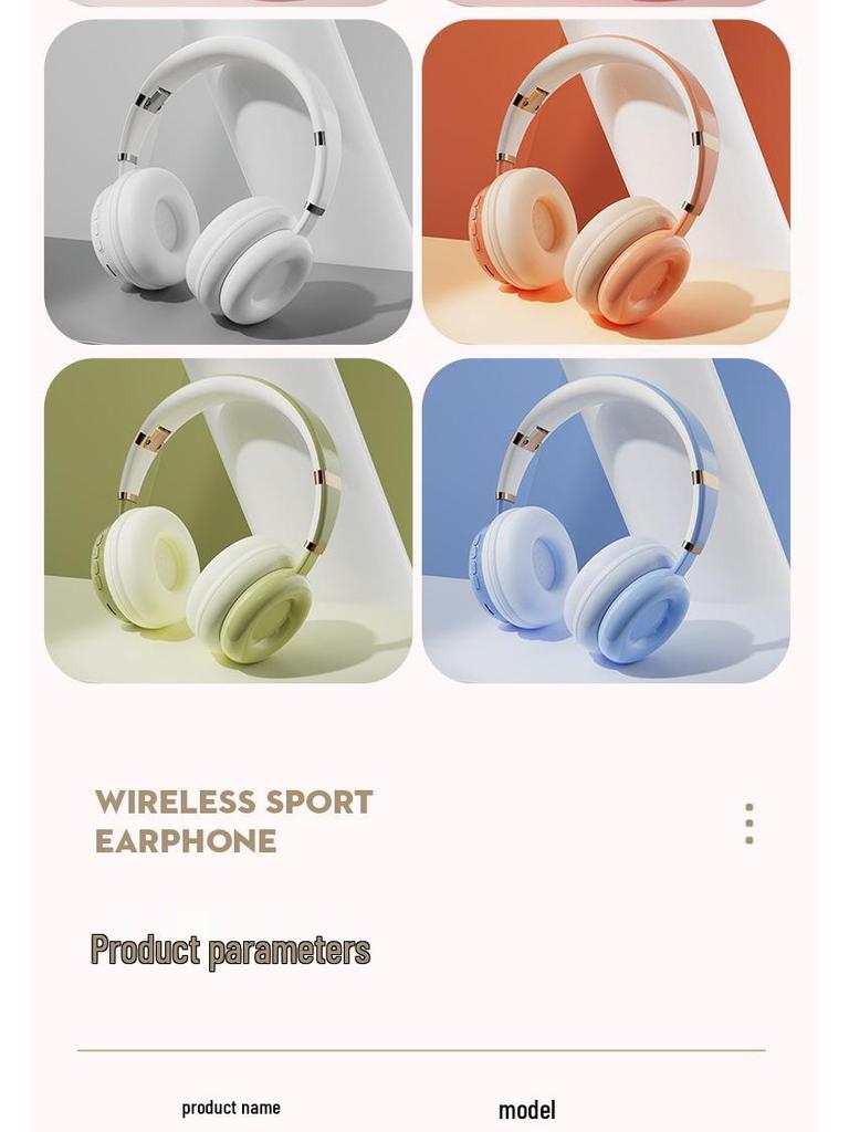 KE26 Sweet Donut Bluetooth Over-Ear Headphones with Mic, Superb Sound & Stereo Card Slot
