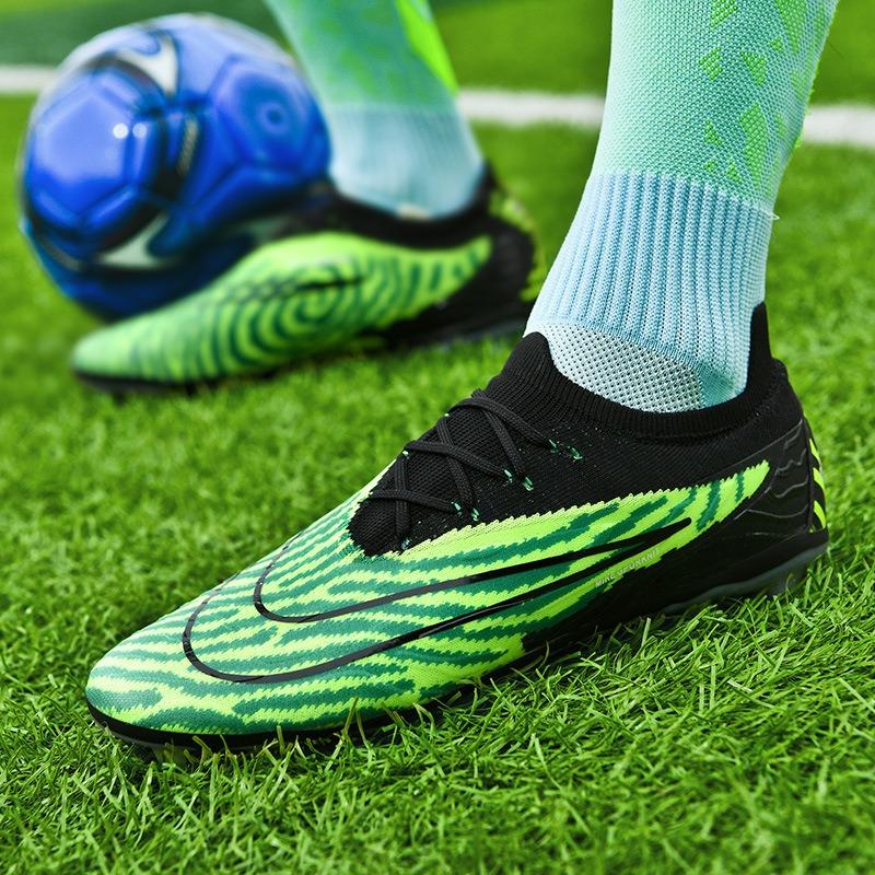 New football shoes adult long nails men's and women's broken nails children's students low-top training shoes large size