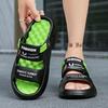 Fashion Massage Men Slippers Summer Breathable EVA Slippers Dual Purpose Sandals For Men Lightweigh Sumer Shoes For Men Plus Size 39-48