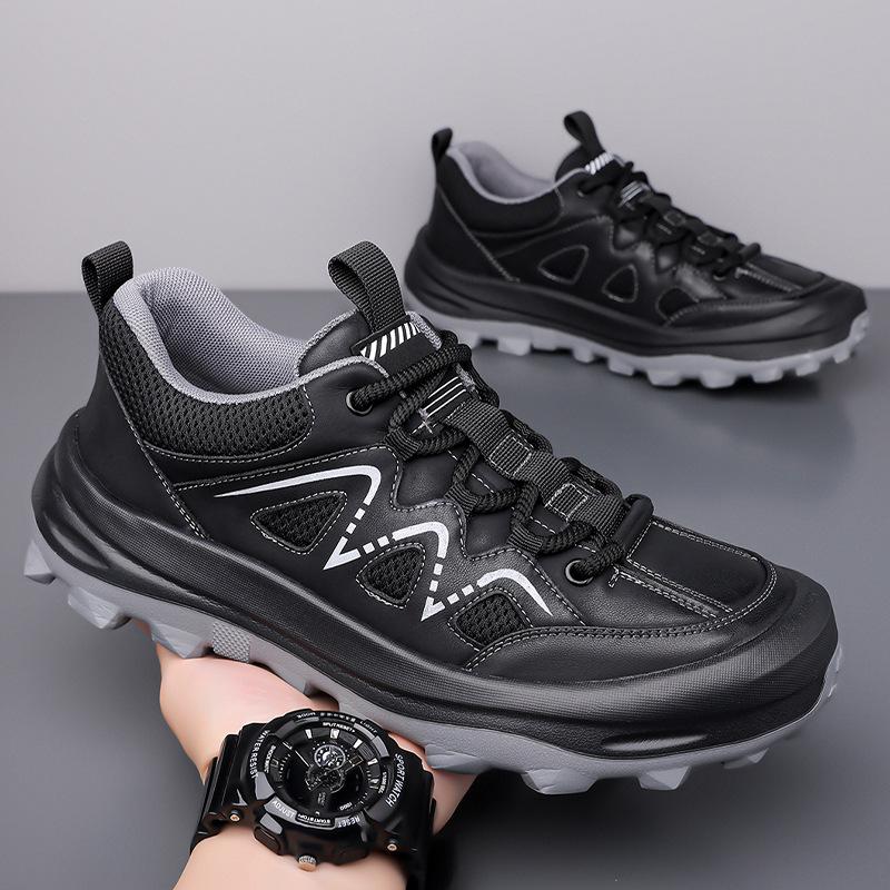 Men's Shoes 2025 New Trend Heightened Platform Breathable Casual Shoes Men's Running Outdoor Hiking Mountaineering Sports Shoes