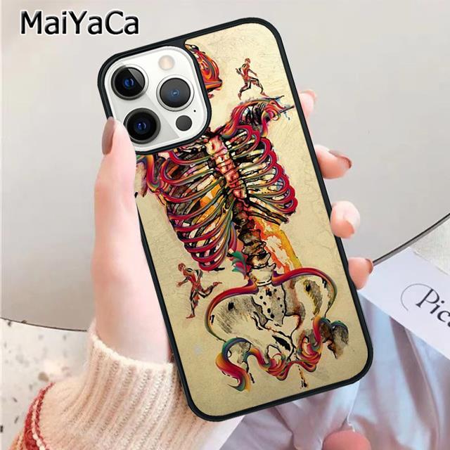 Medical Human Anatomy Phone Case For iPhone 17 Air 13 14 16 16e 15 pro max plus 11 12 cover  coque