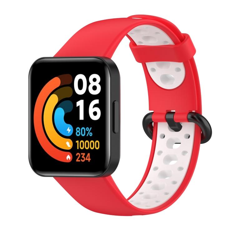 For Xiaomi Redmi Watch 2 Lite Two-Color Mixed Silicone Watch Band