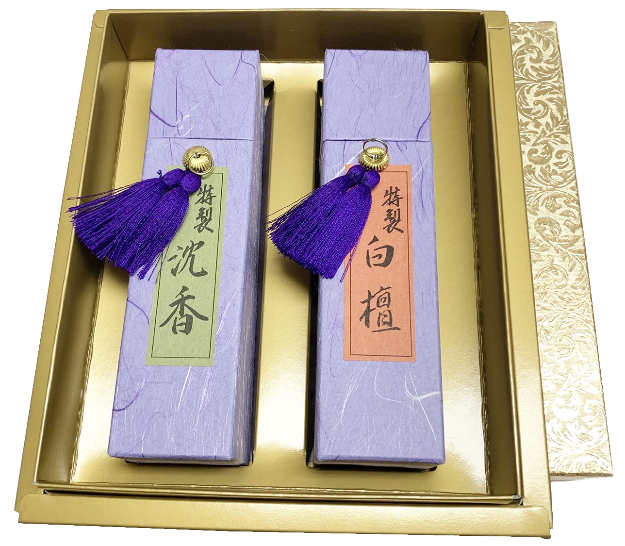 

Awaji Baikundou Incense Gift Set (Gift Wrapping, Gift Tag Included) - Premium Incense for Condolences and Mourning. Naturally Fragranced Agarwood and