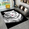3D Tiger Leopard Cheetah Lion Wolf Area Rug,Carpet Rug for Living Room Bedroom Sofa Doormat Kitchen Decor,Kid Non-slip Floor Mat