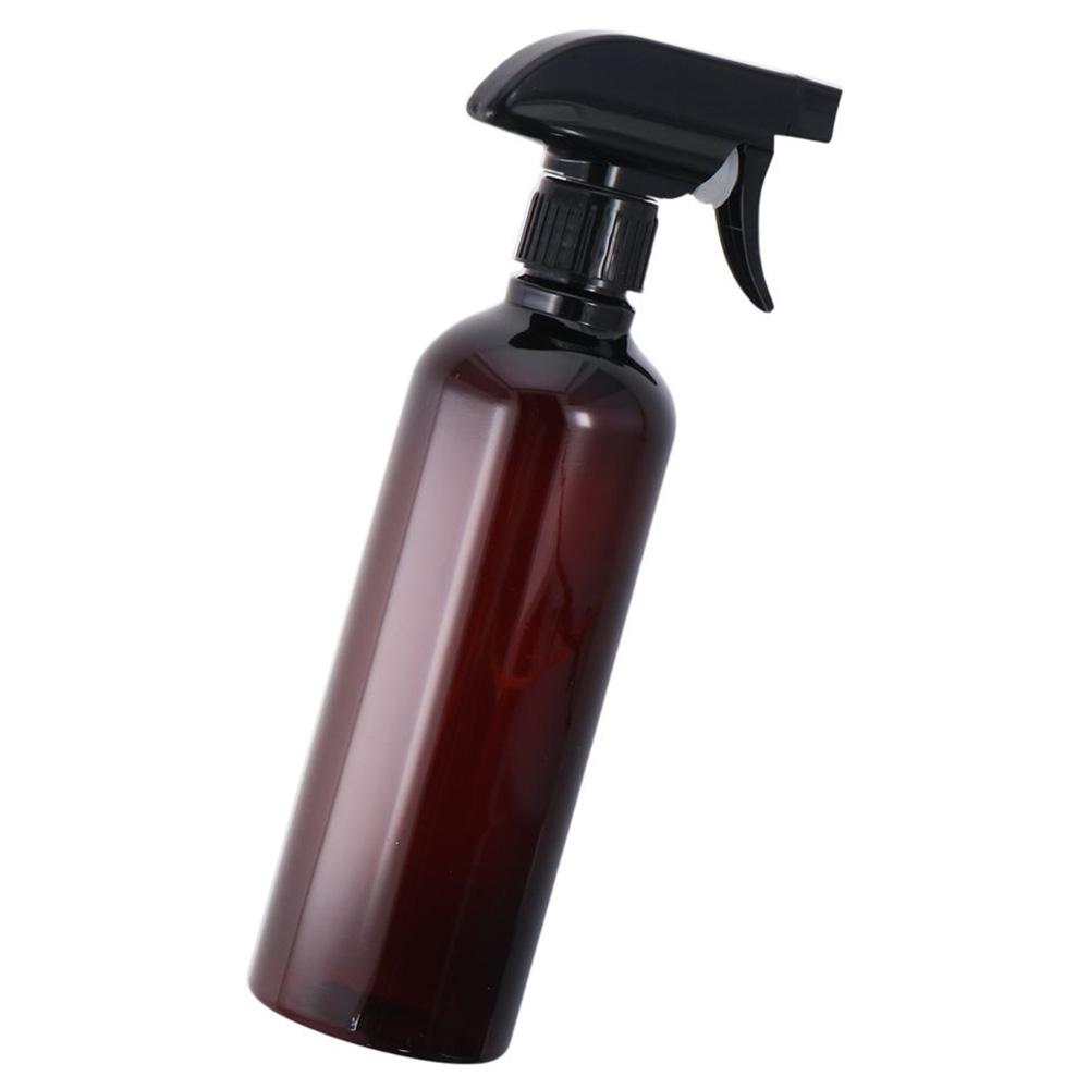 1/2Pcs Amber Refillable Empty Bottle 500ml Trigger Sprayer Mist Stream Home Garden Plant Kitchen