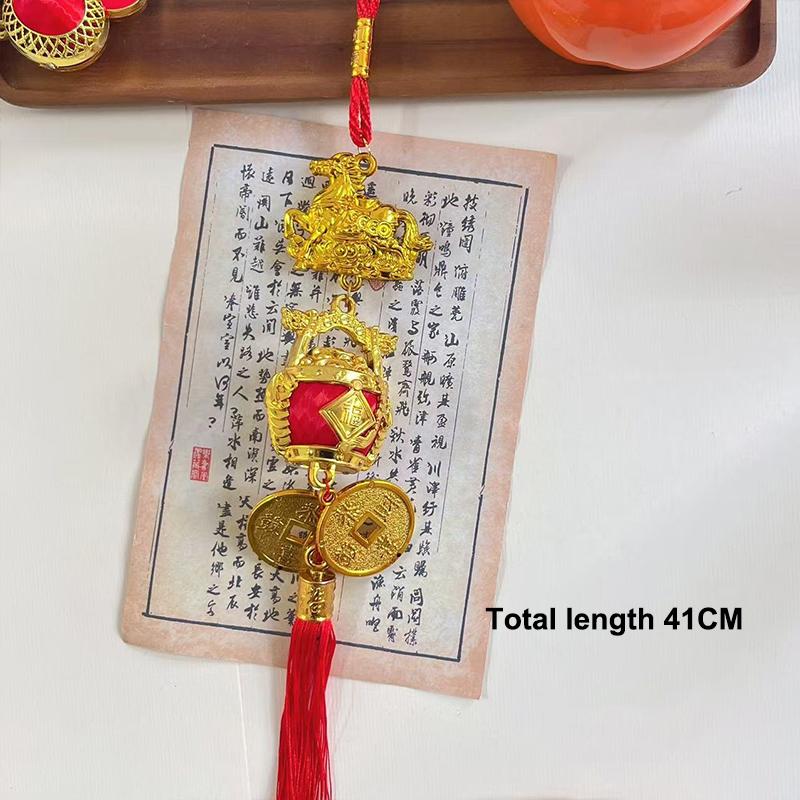 2026 Year Of The Horse Wall Hanging Ornament Chinese New Year Lucky Decoration Accessories Housewarming Small Pendant Gifts