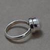 Genuine South Sea Pearl 925 Sterling Silver Ring Jewelry, Natural White Sea Pearl Wedding Gift Ring Jewelry