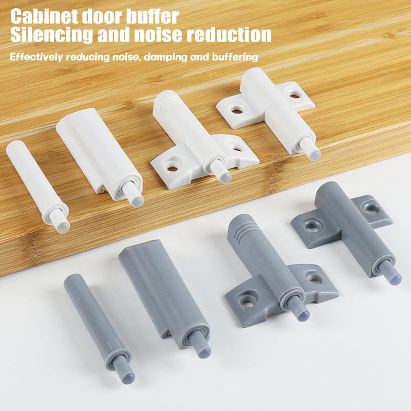 New 10PCS Cabinet Catches Damper Buffers For Door Stop Kitchen Cupboard Quiet Drawer Soft Close Furniture Hardware Accessories