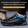Fashion Rotating Button Safety Shoes For Men Anti-slip Steel Toe Sneaker Puncture Proof Non-slip Security Shoes Man Sport Work Shoes