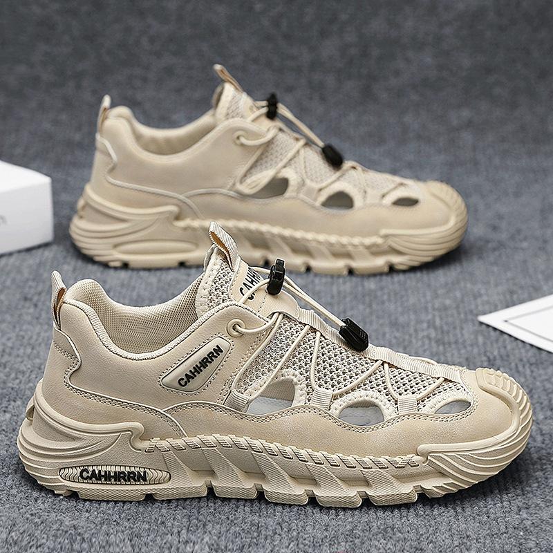 Big Net Hollow Men's Shoes Summer New Outdoor Sports Shoes Men's Breathable Casual Sandals Men's Trendy Shoes