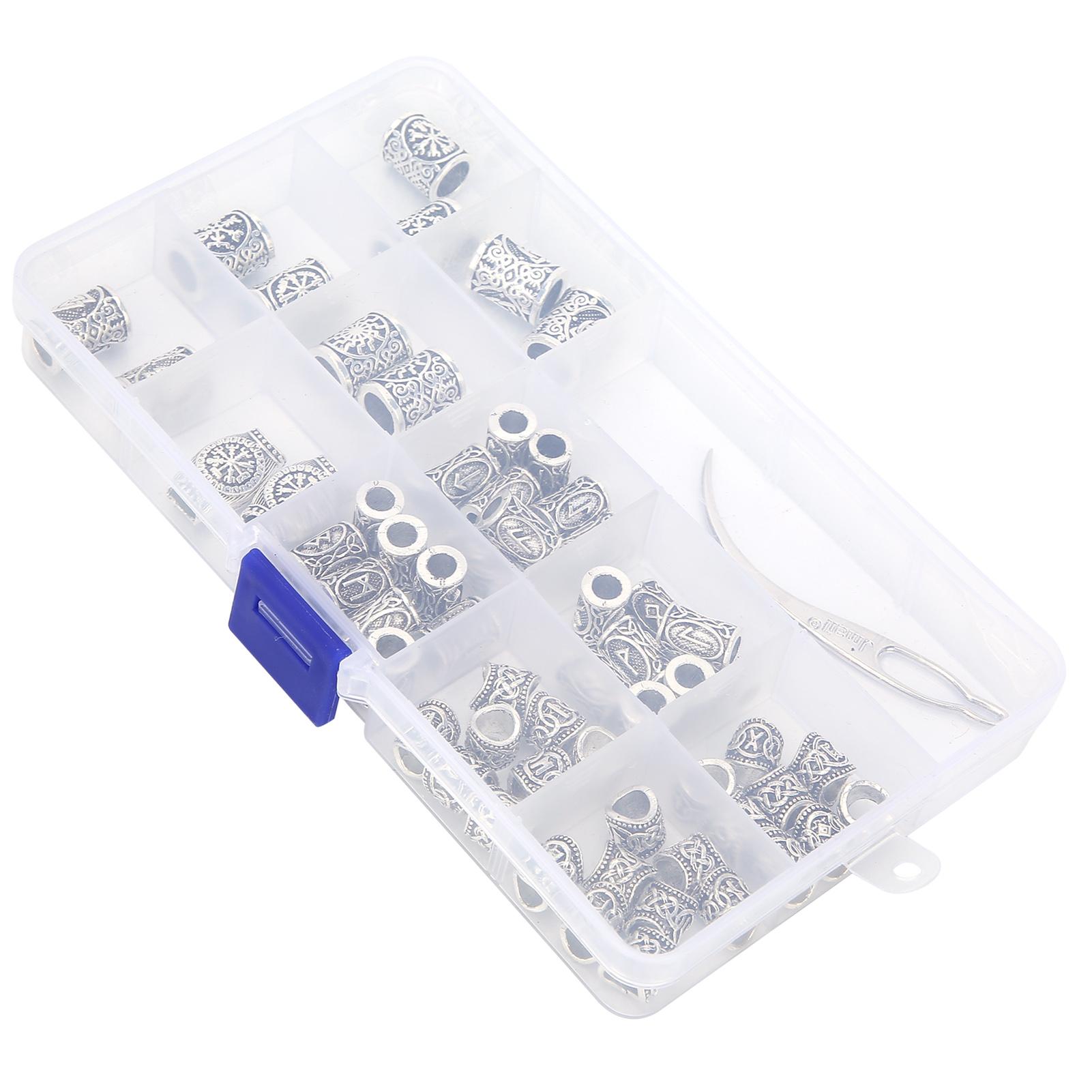 

Дреды, бусины для бороды, винтажные бусины для плетения бороды, набор инструментов для дредов, аксессуары