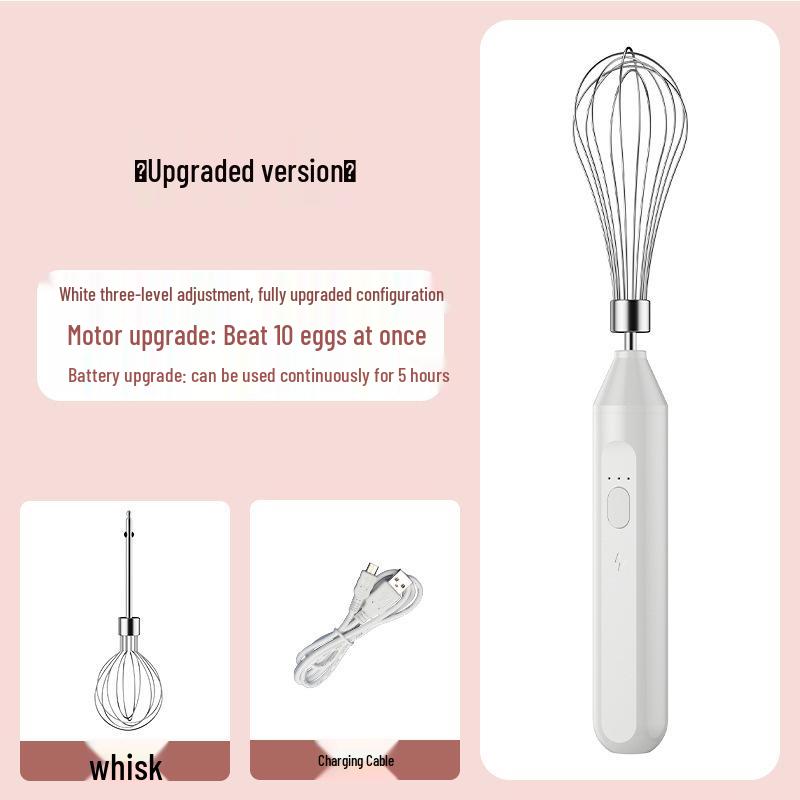 Compact Electric Egg Beater & Coffee Frother