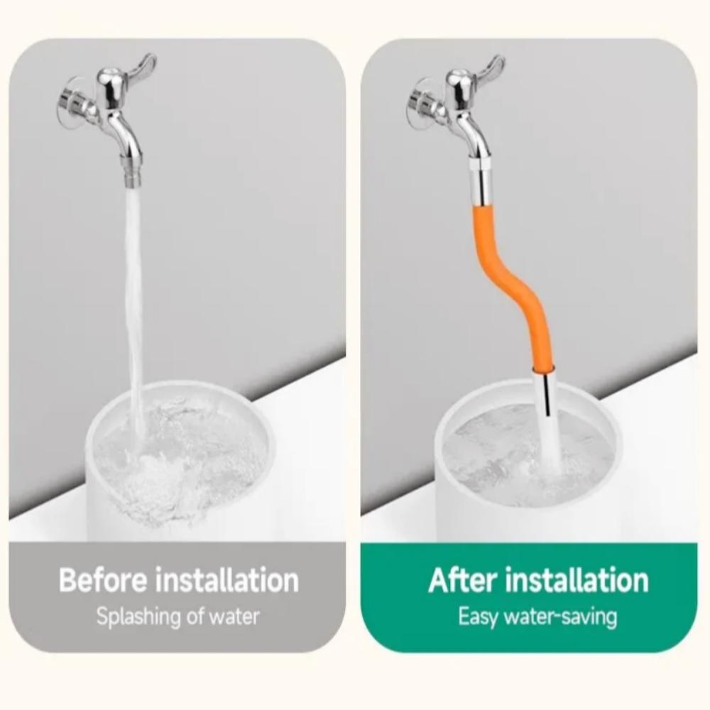 20/30/50cm Silicone Faucet Extender Bendable Kitch Bathroom Balcony Faucet Extension Tube Universal Anti-splash Home Accessories