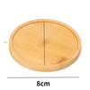 14 Style Round Square Flower Pots Planter Bamboo Tray Wood Gardening Supply Holder Home Decor Anti-Fade Simple Elegant Design