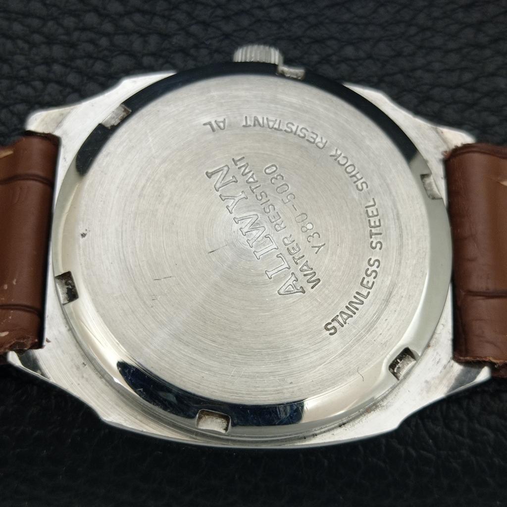 ALLWYN 6300A HAND-WINDING VINTAGE INDIA MENS ORIGINAL DIAL WATCH a706085-1