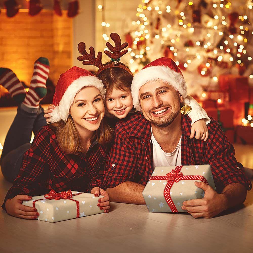Packaging Xmas Tree Snowflake Gift Wrapping Paper Scrapbook Christmas Decoration Party Supplies
