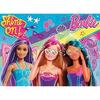 Puzzle - LISCIANI - BARBIE Maxifloor - 60 Pièces - Double Face 70x50 Cm - Pour Enfants 4 Ans+