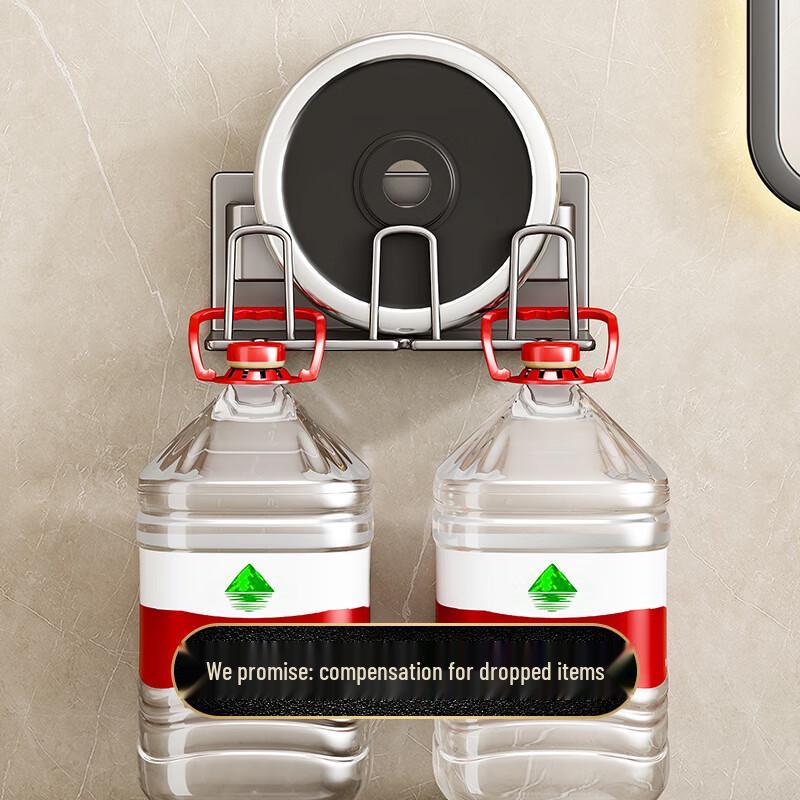 GOWKE No-Drill Wall-Mounted Toothbrush Holder with Cups