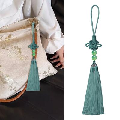 Nappa Nodo Cinese in Poliestere Ciondolo per Progetti di Artigianato Fatti a Mano Ornamento Fatto a Mano Forniture Decorative Festive