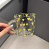 Macaron Color Handle Borosilicate Glass Cup