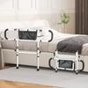 Bed Rails for Elderly Adults, 180° Foldable Bed Assist Rails for Seniors, 450LBS Loading Bed Side Rails Bed Cane with 4-Level Adjustable Handle,