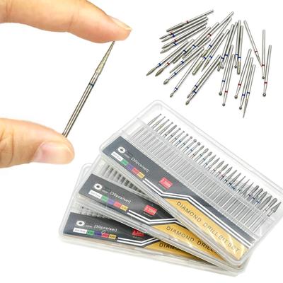 30pcs/set Professional Milling Cutter Electric Rotary Manicure Machine Accessoires Diamond Nail Drill Bits Set Nail Tool