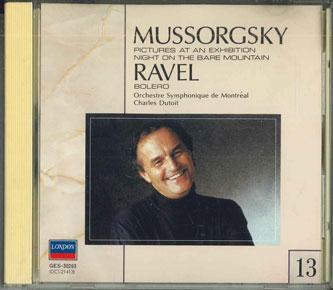 

CD CHARLES DUTOIT - Mussorgsky Ravel GES30263 LONDON Japan Classical Used