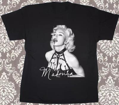 Madonna Vintage Black and White T-shirt Size S-5XL Unisex T-Shirt