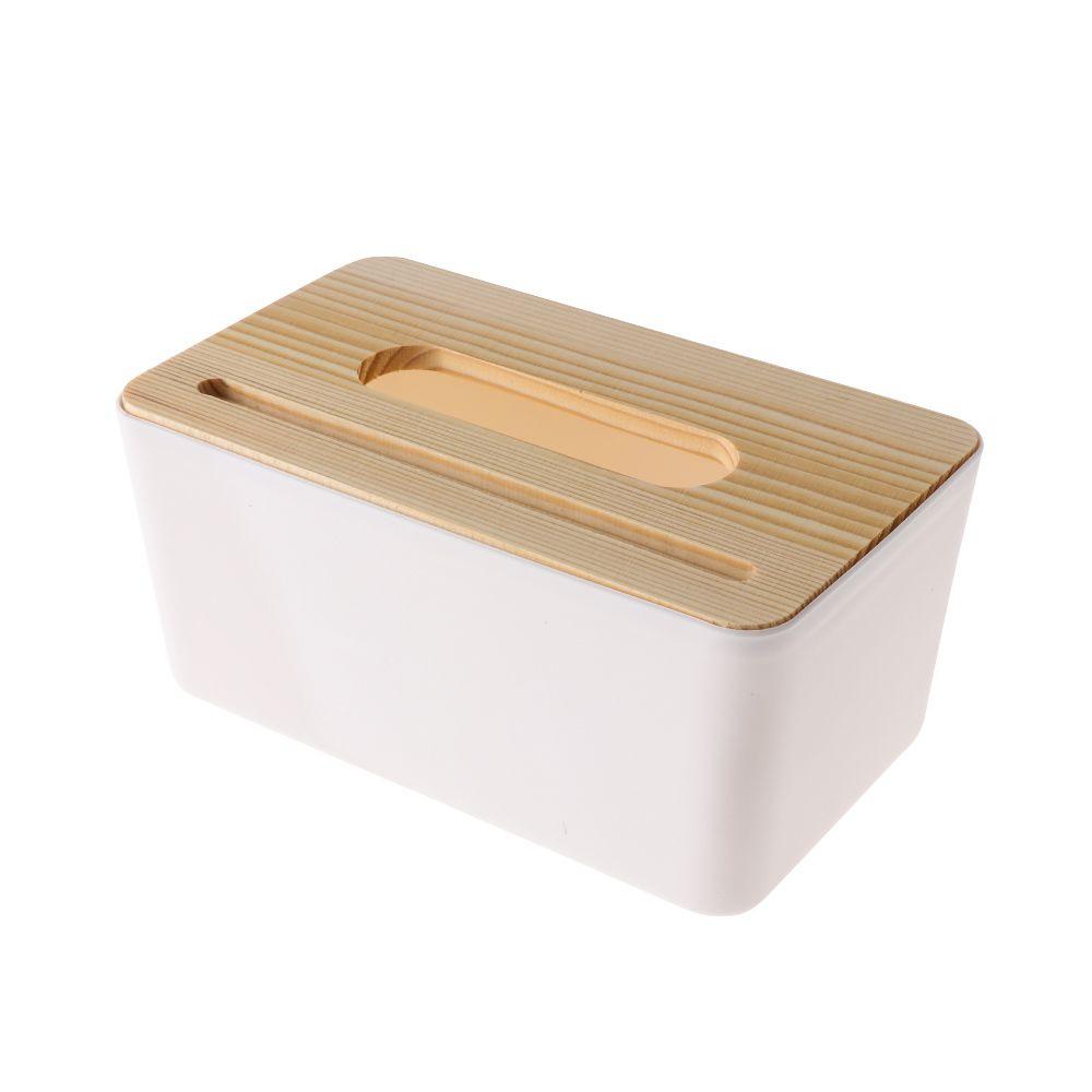 3 PCS Creative Wood Interior Products Wooden Tissue Box Napkin Paper Boxes Storage Case Cover Holder