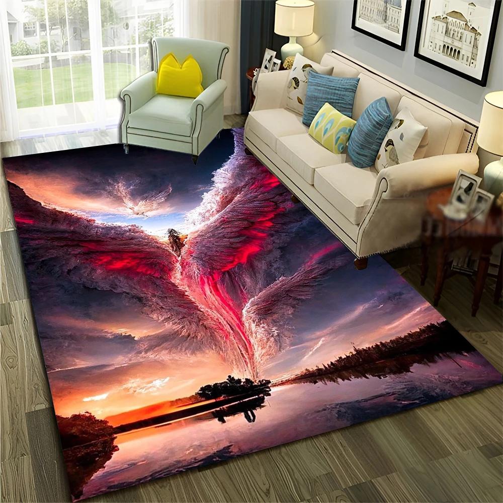 Dream Natural Tornado Cloud Twister Carpet Rug for Home Living Room Bedroom Sofa Doormat Decor,kids Area Rug Non-slip Floor Mat