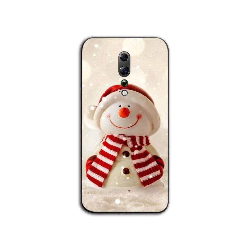 Winter Christmas Snow Tree Pattern Phone Case For OPPO Find X5 X3 X2 A93 Reno 8 7 Pro A74 A72 A53 Soft Black Phone Cover