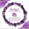 Ins Style Bracelet, Natural Stone Gravel Bracelet, Amethyst Beaded Bracelet.