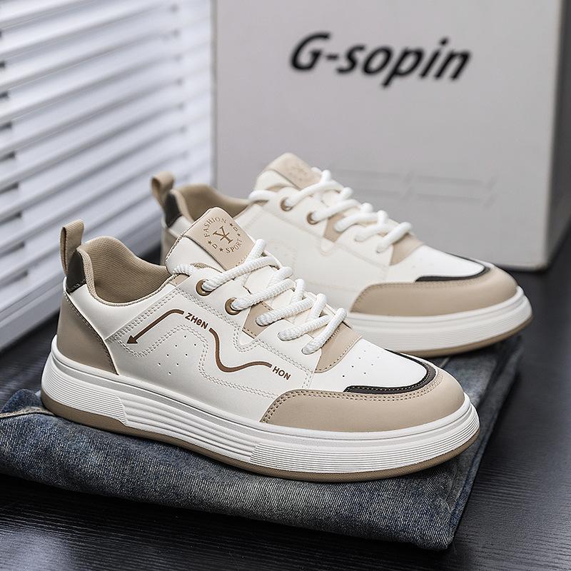 

Маленькие белые туфли мужские 2025 лето новые универсальные спортивные повседневные туфли модные мужские дышащие кеды мужские повседневные туфли 39